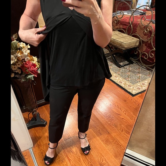 White House Black Market Asymmetrical Tank Style Top Size S - Picture 14 of 16